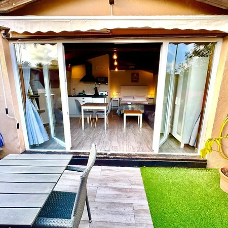 3 Casita-estudio Con Jardin En La Playa * Puerto Marino